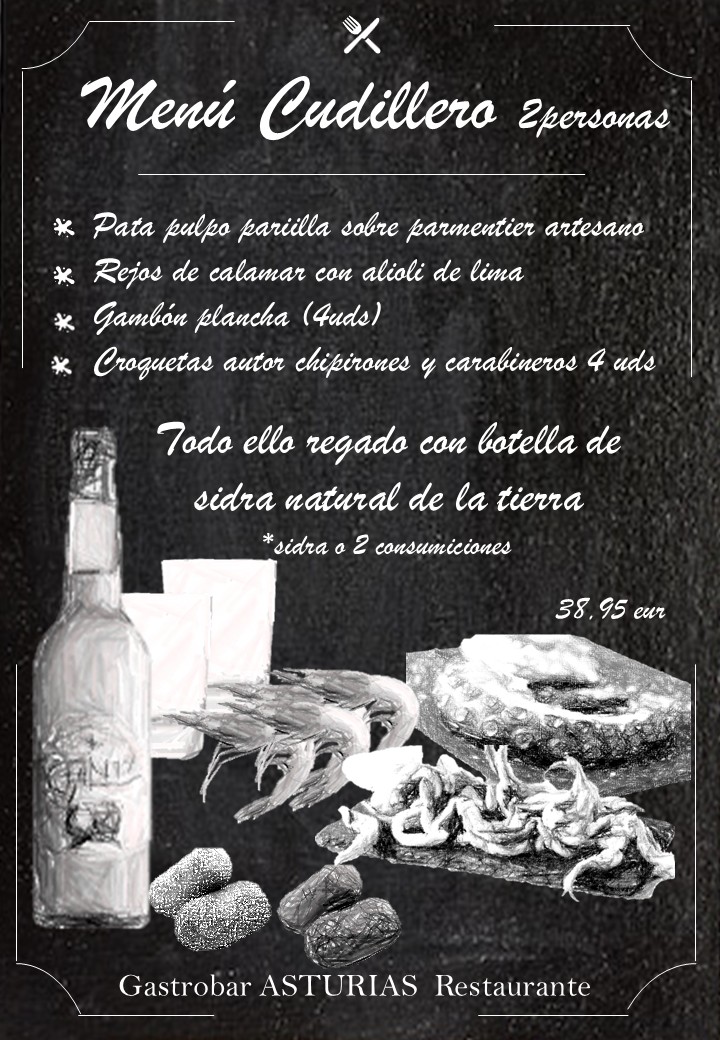 Menú Cudillero