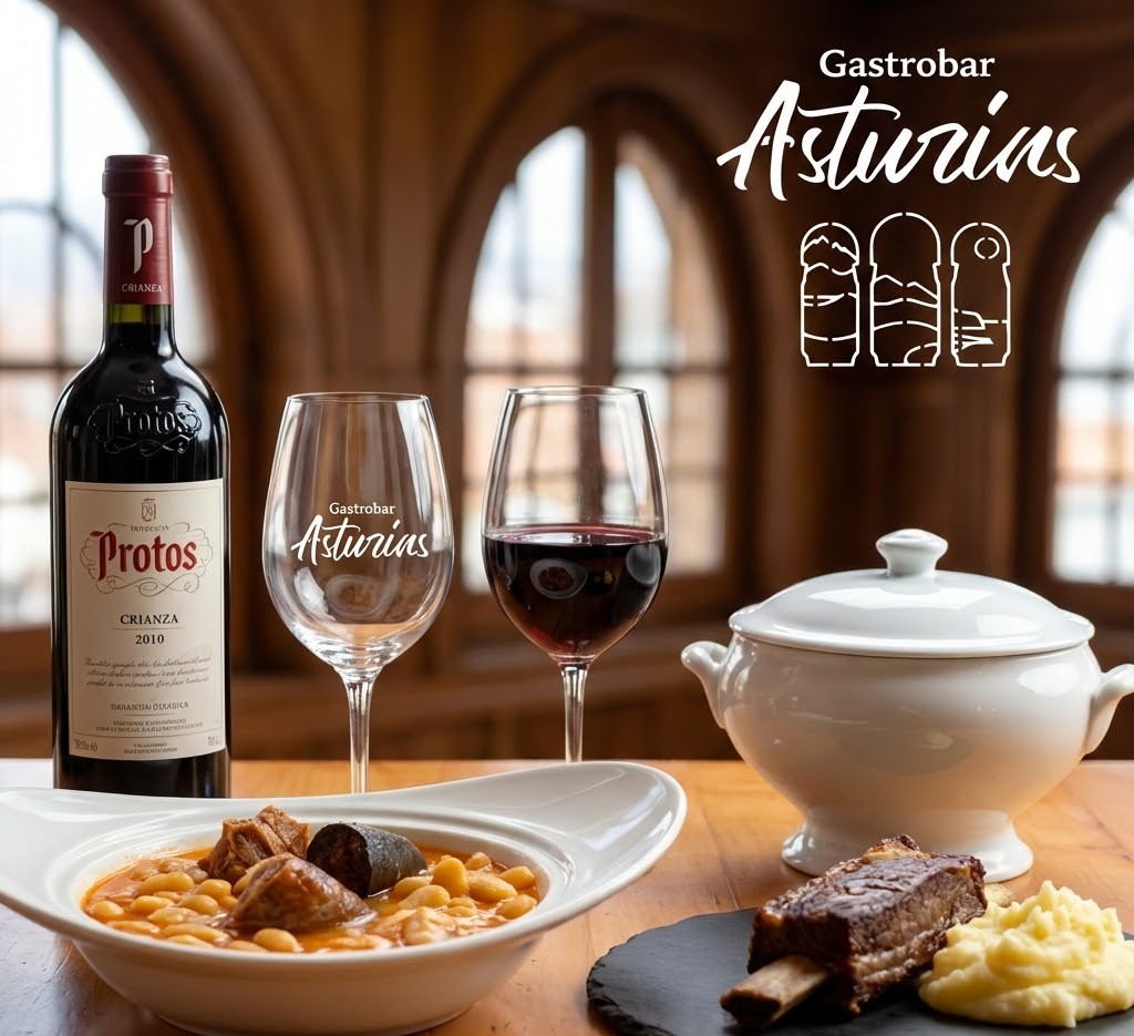 Cata de vinos con Protos y Fabada